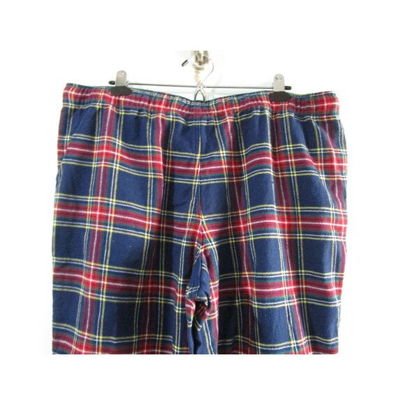 J Crew Mens XL Plaid Flannel Pajama Pants Elastic Waistband Pockets GUC - Picture 8 of 12